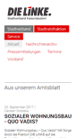 Mobile Screenshot of die-linke-kaiserslautern.de