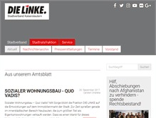 Tablet Screenshot of die-linke-kaiserslautern.de